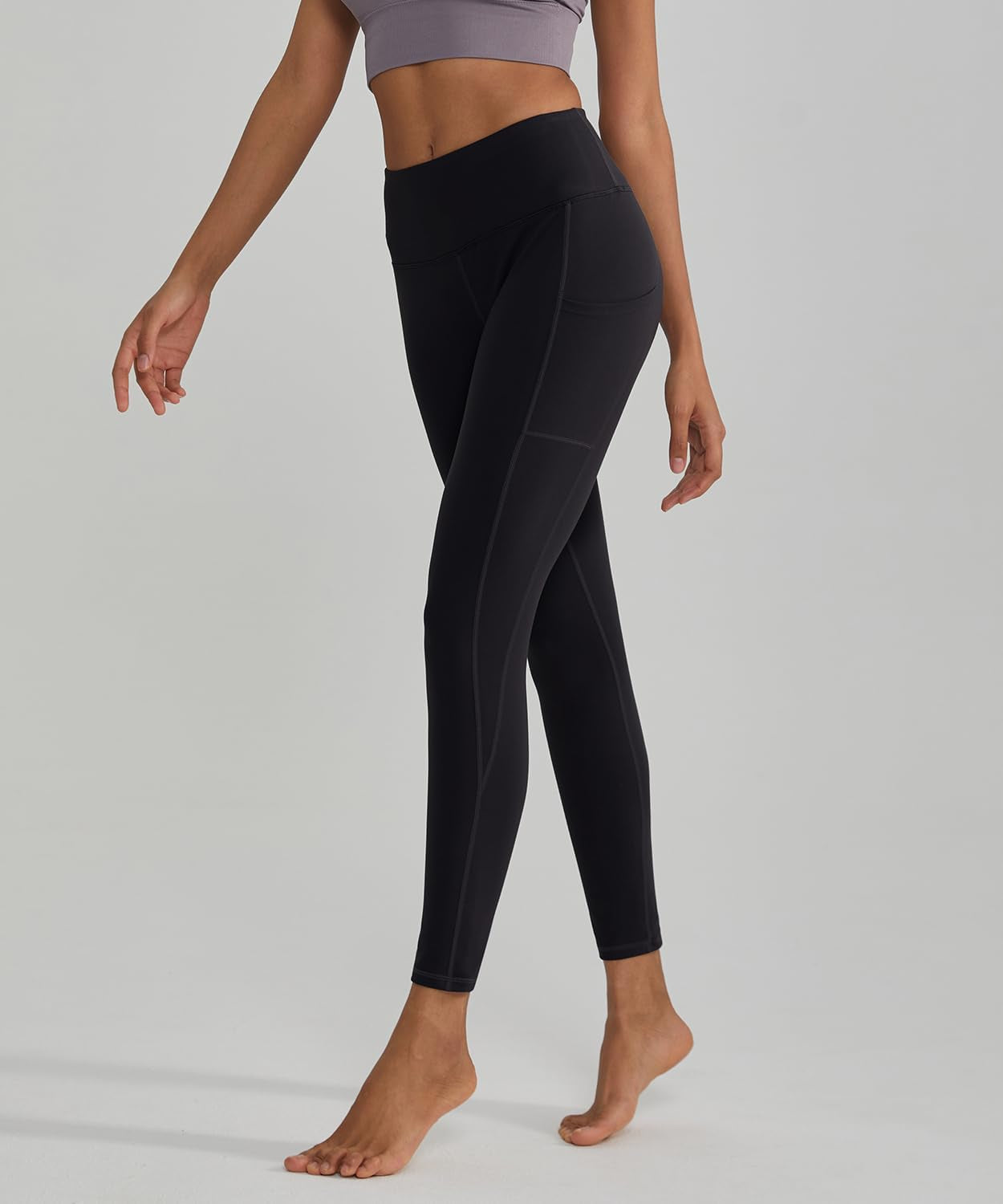 Experience Ultimate Comfort and Style with Our Anti-Nail Leggings for Women - Non-See-Through Yoga Pants Featuring Phone Pockets and Tummy Control