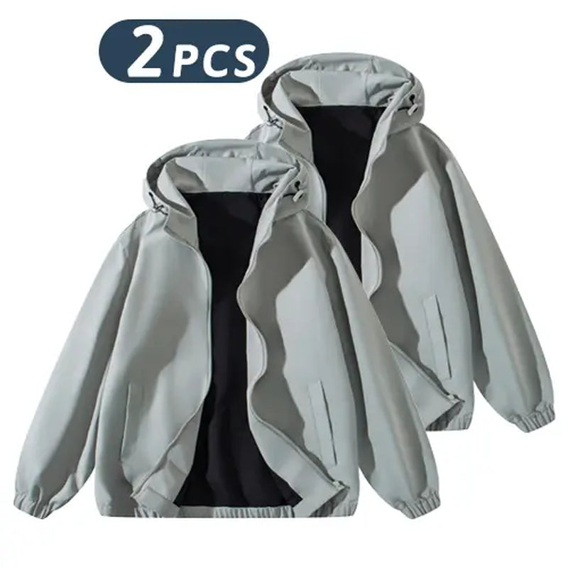 Vintage Washed Zip Up Hoodie - Unisex Casual Streetwear Essential for Winter Fashion