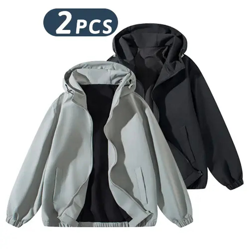 Vintage Washed Zip Up Hoodie - Unisex Casual Streetwear Essential for Winter Fashion