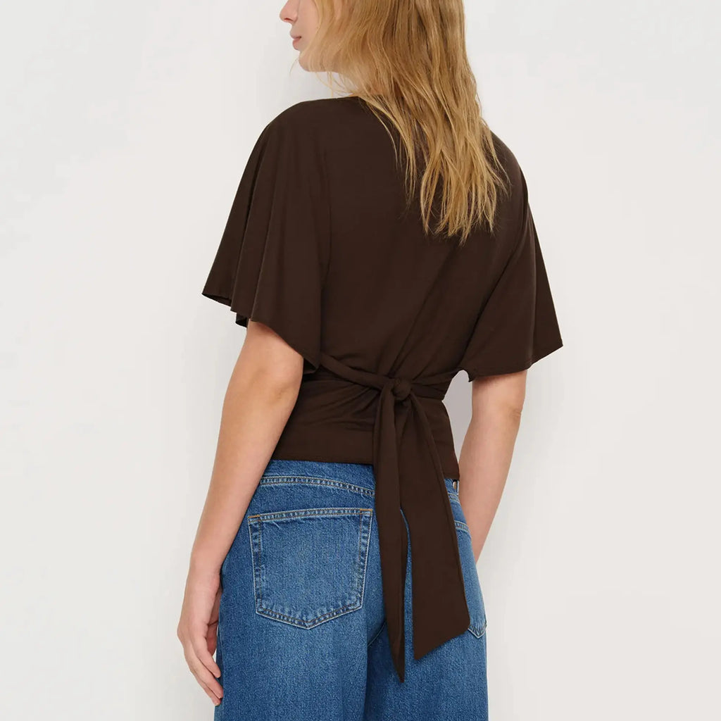 Songling Women'S Cinched Waist Shirt Short-Sleeve Boat Neck Knit Top Stylish Streetwear Basic Sports T-Shirt Top Casual